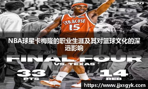 NBA球星卡梅隆的职业生涯及其对篮球文化的深远影响